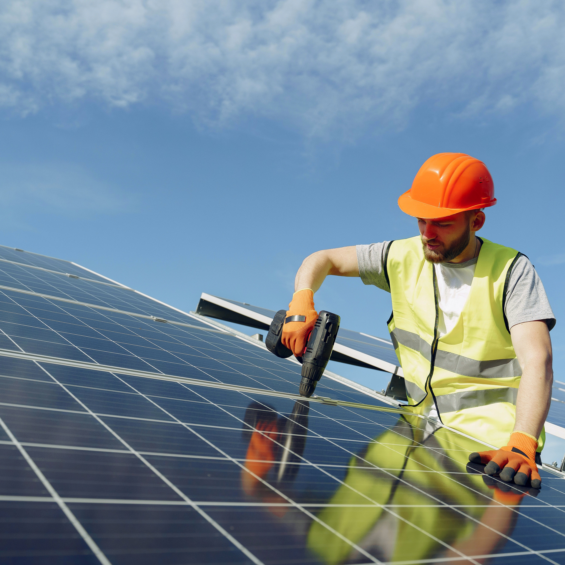 Solceller på taget